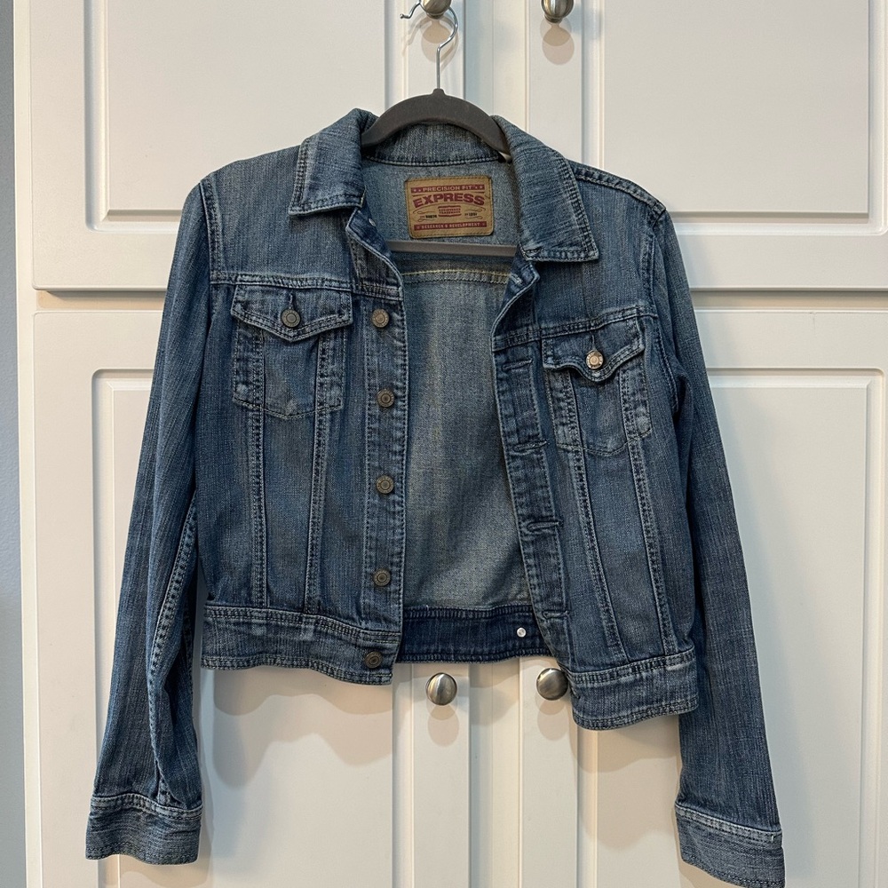 Vintage Express denim jacket jet